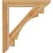 Ekena Millwork Merced Slat Rough Sawn Bracket, Western Red Cedar, 6"W x 44"D x 48"H BKT06X44X48MRC06RWR - alternate 4